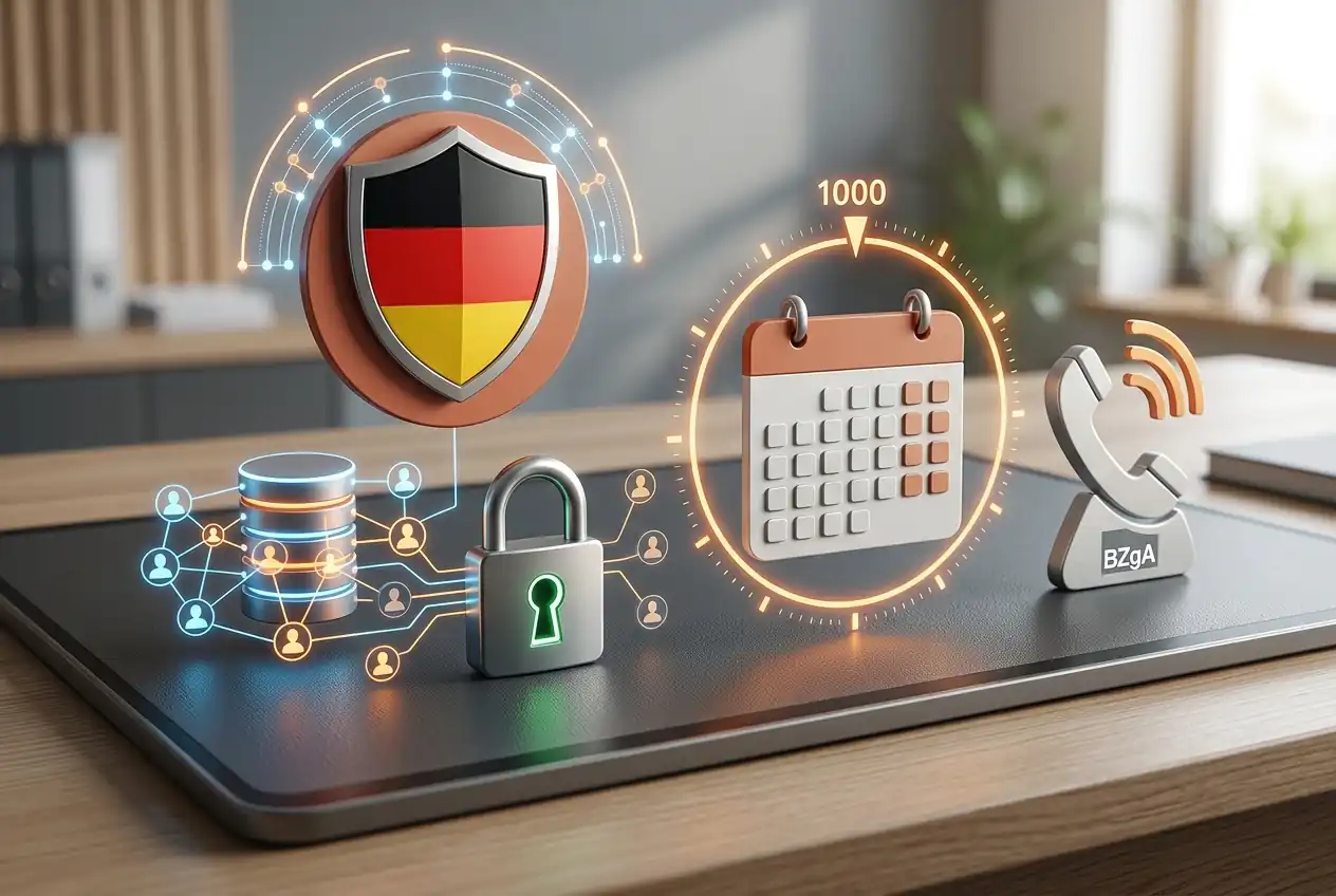 OASIS-Selbstsperre und Spielerschutz-Symbole mit deutscher Regulierung