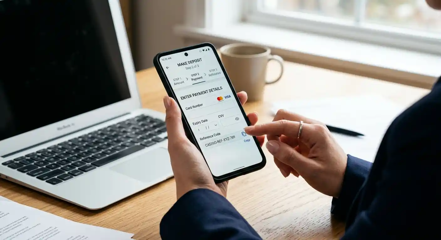 Online-Banking-Formular mit IBAN-Eingabe