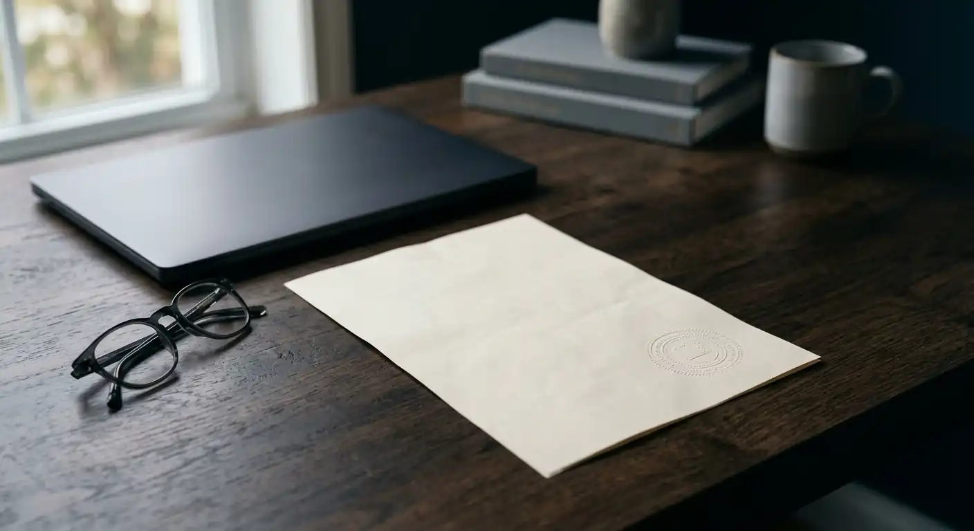 Amtliches Dokument mit Stempel symbolisiert die deutsche Glücksspielregulierung