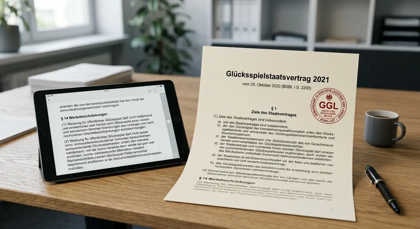 Deutsche GGL-Lizenz und Glücksspielstaatsvertrag 2021 Dokumentenübersicht