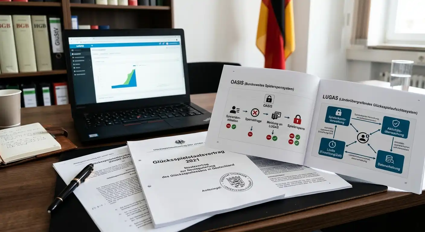 Glücksspielstaatsvertrag 2021 mit OASIS und LUGAS Spielerschutzsystemen