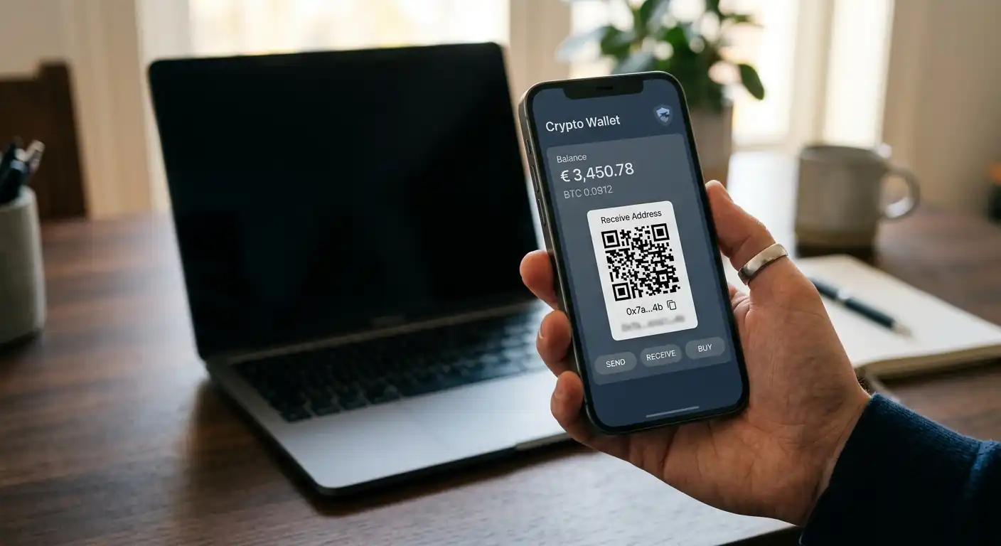 Krypto-Wallet auf dem Smartphone als Zahlungsweg ohne Ausweis