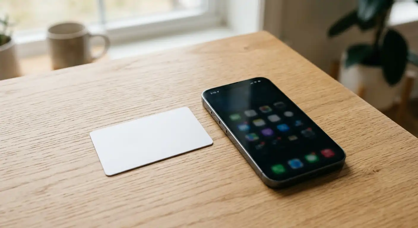 Prepaid-Karte und Smartphone als Zahlungsmittel für eine Casino-Einzahlung