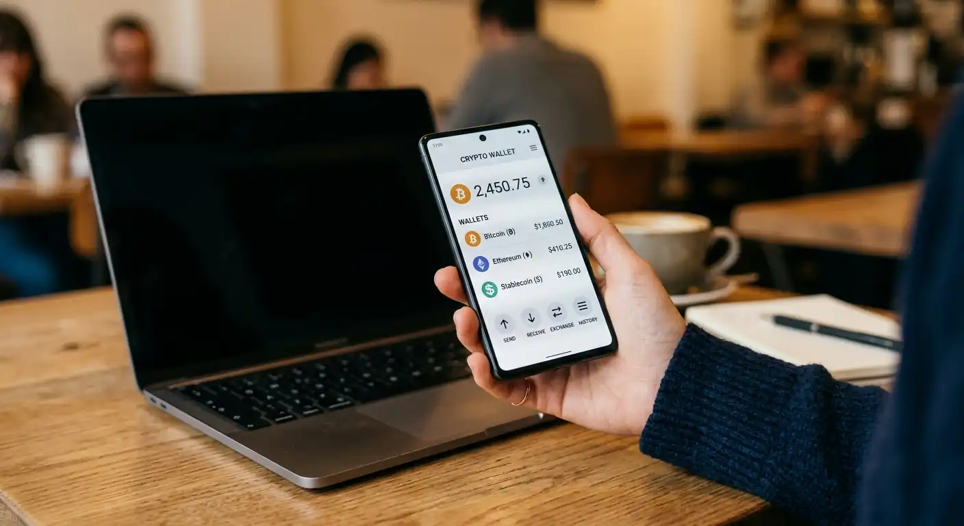 Krypto- und E-Wallet-Zahlungen in Casinos ohne Sperrdatei am Smartphone